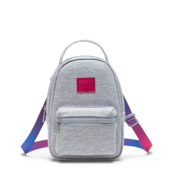 Herschel Mini Nova Crossbody Messenger Bag - Gradient/Light Grey Sunrise - Picture 1 of 9